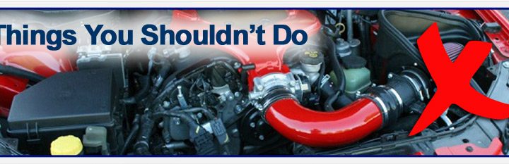 5 Things You Shouldn’t Do In A Turbocharged Vehicle